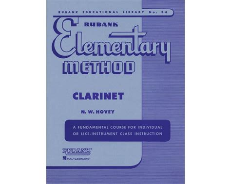 Rubank Elementary Method Clarinet Rubank Educational Library