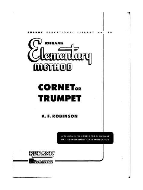 Rubank Elementary Method Trumpet Pdf Wordpress