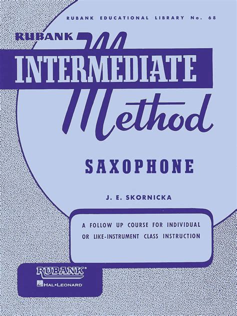 Rubank Intermediate Method Saxophone Book Depository