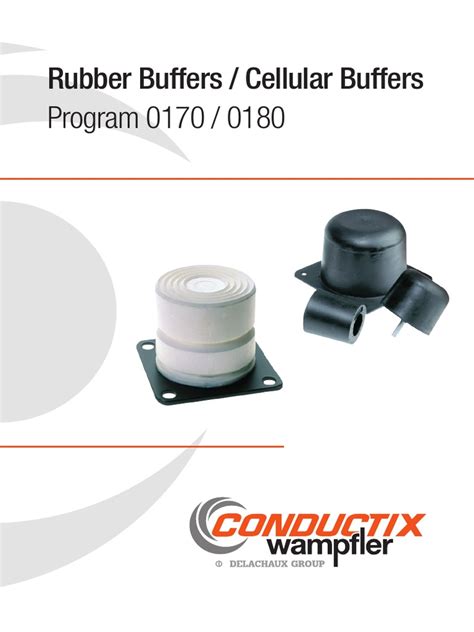 Rubber Buffers Cellular Buffers Program 0170 0180