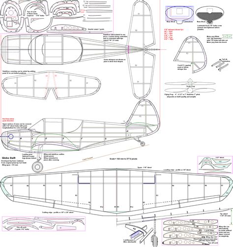 rubber powered model airplane plans