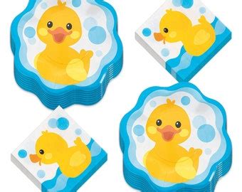 Download Rubber Duck Paper Plates 