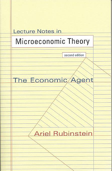 Full Download Rubinstein Lectures On Microeconomic Solutions Manual 