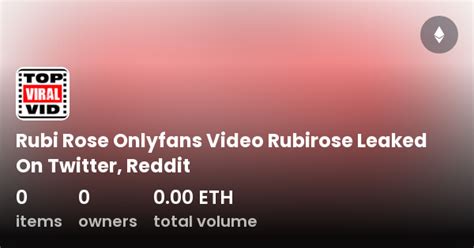 Rubirose Reddit