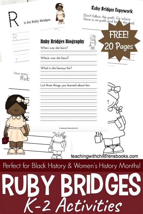 Ruby Bridges Activities And Printables For Black History Bridges Worksheet 2nd Grade - Bridges Worksheet 2nd Grade