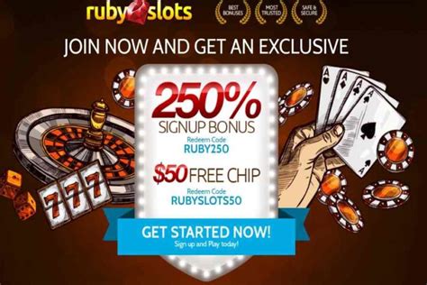ruby slots bonus codes