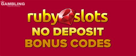 ruby slots no deposit bonus