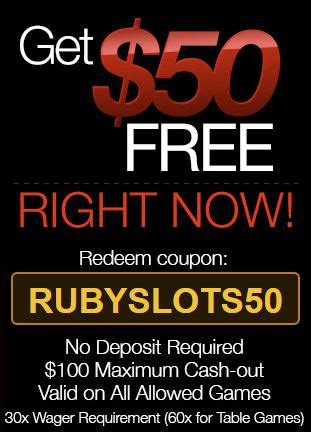 ruby slots no deposit free spins