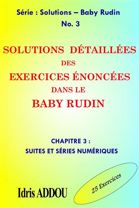 Rudin Chapter 3 Solutions Mit