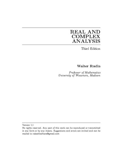 Rudin Solutions Chapter 8