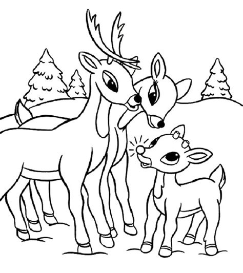 Rudolph The Red Nosed Reindeer Printables   Red Nosed Christmas Reindeer Rudolph Coloring Page - Rudolph The Red Nosed Reindeer Printables