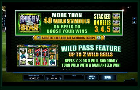 rugby star slot game Beste Online Casino Bonus 2023