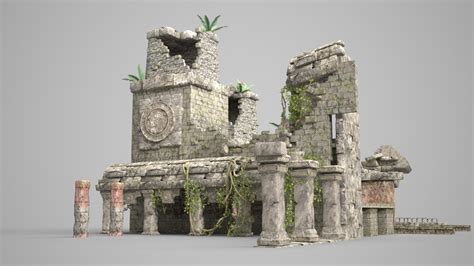 ruins 4 5 maya software