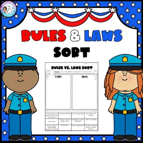 Rules And Laws First Grade   Lesson Plan The Rule Of Law In The - Rules And Laws First Grade
