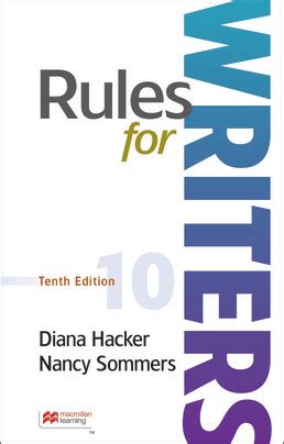 rules for writers 10th edition