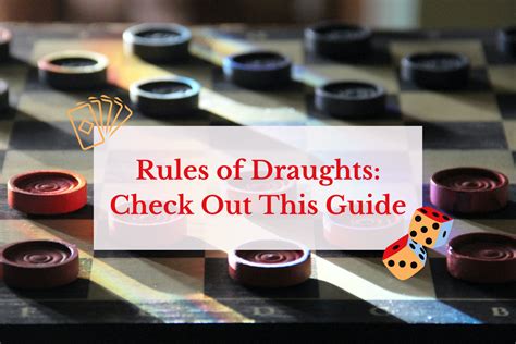 Rules Of Draughts Game