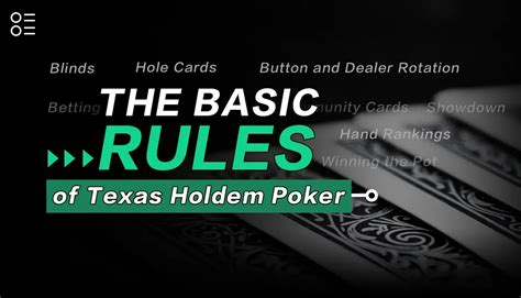 rules of texas holdem poker for beginners hbjo luxembourg