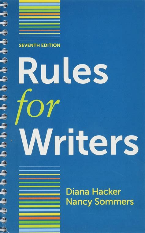 Read Rules For Writers 7Th Edition 