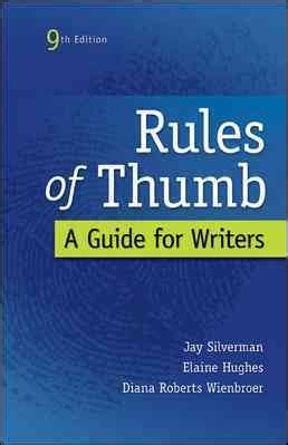 Full Download Rules Of Thumb 9Th Edition Pdf Pdf 
