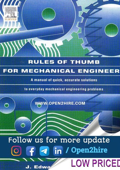 Read Rules Of Thumb For Mechanical Engineers 