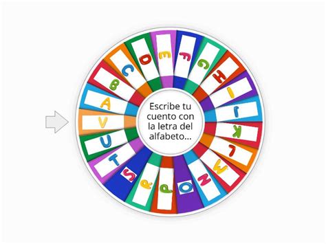 Ruleta De Abecedario
