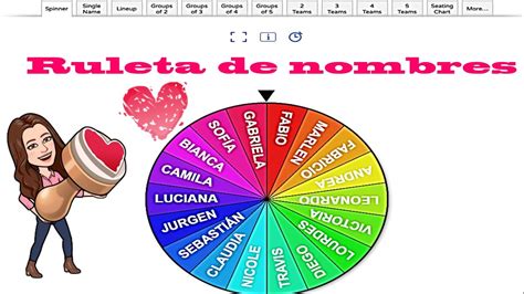 Ruleta De Nombres