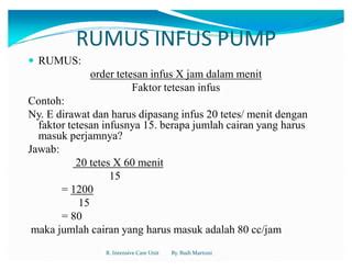 Rumus Infus Pump
