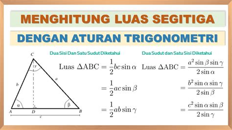 rumus luas segitiga trigonometri