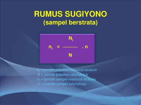 rumus sugiyono
