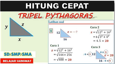 rumus tripel pythagoras | Apa itu Rumus Pythagoras dan Mengapa Penting