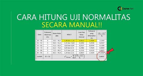Rumus Uji Normalitas