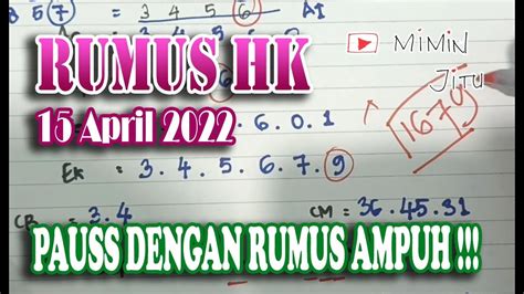 RUMUS TOGEL HK - Cara rumus jitu dan joss || HK SGP DAN SIDNEY