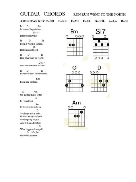 Run And Run Chords