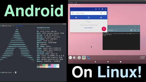 run android apps on linux desktop