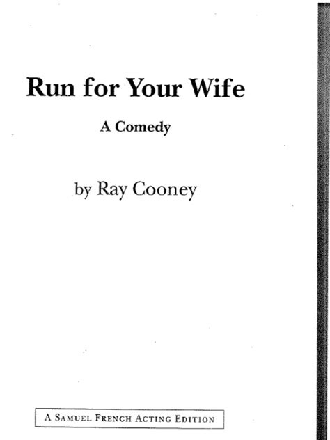 run for your wife script pdf