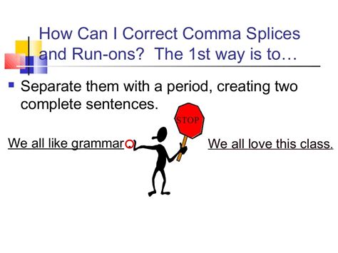 Run Ons Amp Comma Splices Uagc Writing Center Run On And Comma Splice Worksheet - Run On And Comma Splice Worksheet