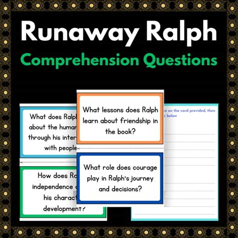 Runaway Ralph Study Questions