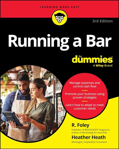 Full Download Running A Bar For Dummies For Dummies Series 