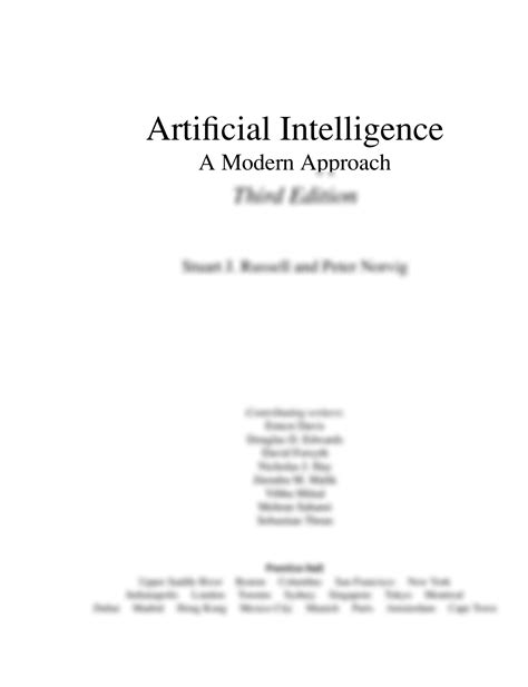 Download Russell And Norvig Artificial Intelligence 3Rd Edition 