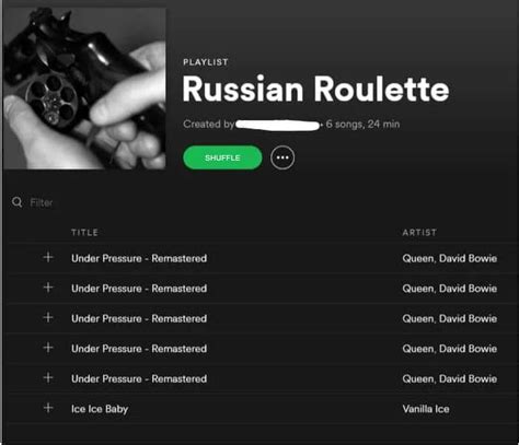 russian roulette under pressure