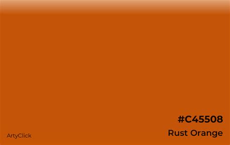 rust orange color