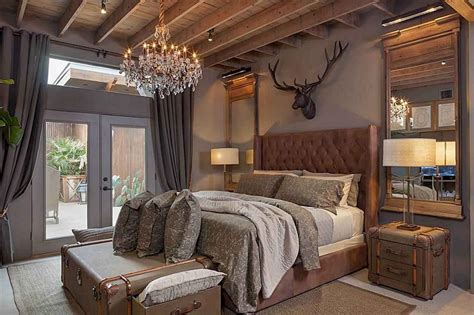 Rustic Elegant Master Bedrooms