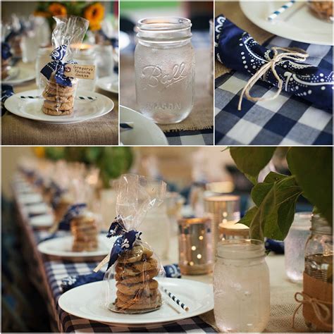 Rustic Rehearsal Dinner Decorations