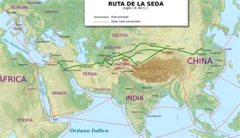 Ruta De La Seda Mapa