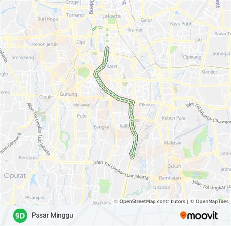 RUTE 9D 🌬️ Rute Transjakarta 9D Pasar Minggu-Tanah Abang - News