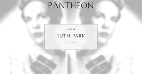ruth park biography