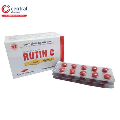 rutin c | RutinVitamin C tr cc hi chng chy