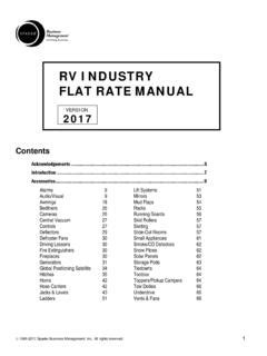 Rv Flat Rate Manual