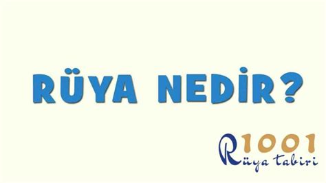 Rüya Tabirleri Dini