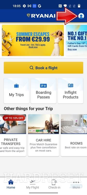 Ryanair Log In